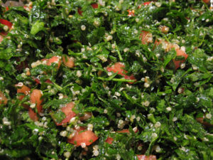Grain-free Tabouli using Quinoa instead of Bulgar